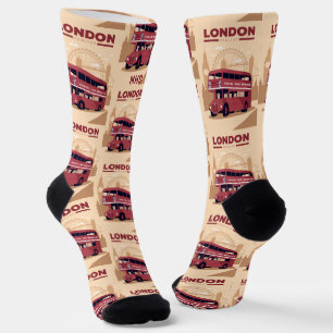 Custom Monogram LONDON Socken