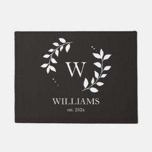Custom Monogram Modern Elegant New House Fußmatte