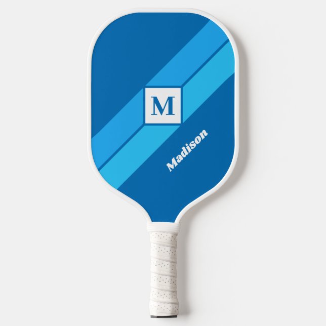 Custom monogram & name pickleball schläger (Vorderseite)