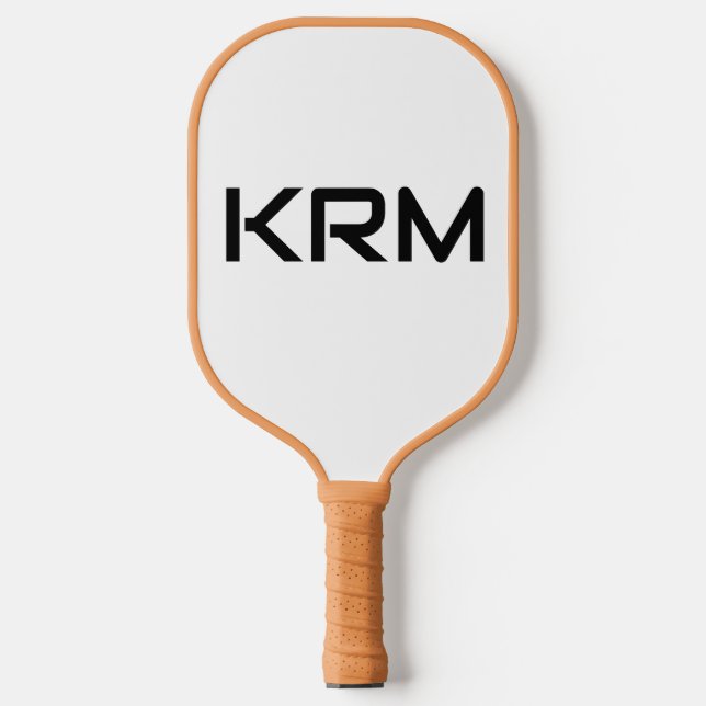 CUSTOM MONOGRAM PERSONALISIERT PICKLEBALL PADDDLE SCHLÄGER (Vorderseite)