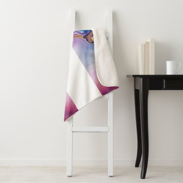 Custom Monogram Sherpadecke (Beispiel)