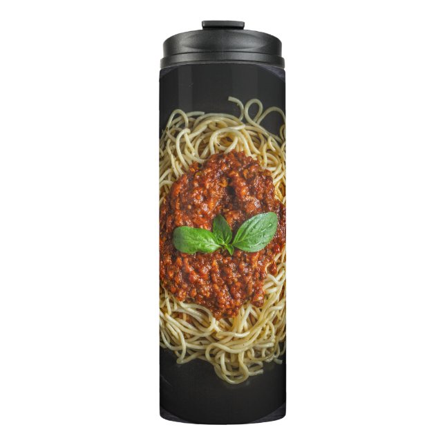 Custom Monogram Spaghetti Thermosbecher (Vorderseite)