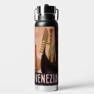 Custom monogram Venezia (Venedig) Trinkflasche