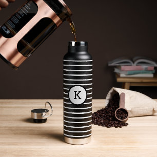 Custom Monogram Water Flasche