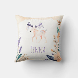 Custom Moose Kinderzimmer Pillow Boho Design - Kissen