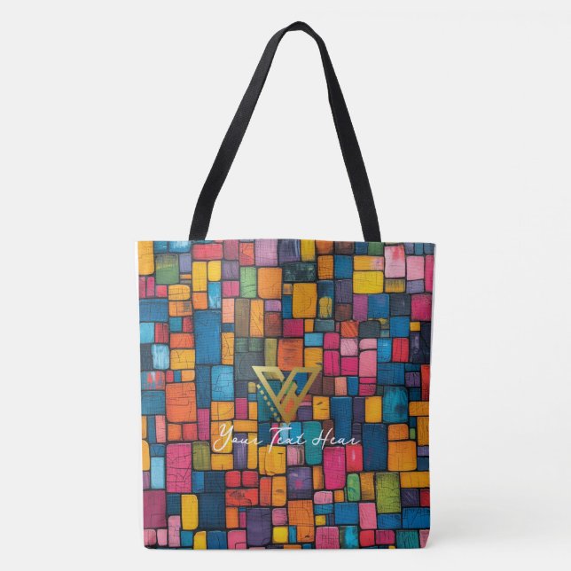 Custom: Mosaic Medley Personalisierte Tasche. Tasche (Vorderseite)