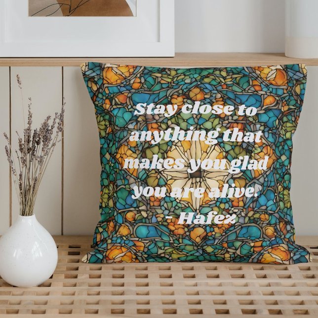 Custom Mosaik Muster Nowruz iranisches Neujahrsges Kissen (Custom Mosaic Pattern Nowruz Iranian New Year Gift)