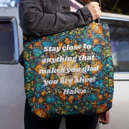 Custom Mosaik Muster Nowruz iranisches Neujahrsges Tasche