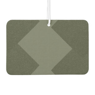 Custom Moss Green Air Freshener Zigzag Autolufterfrischer