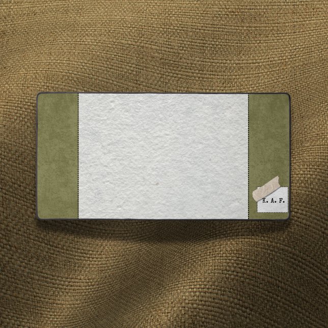 Custom Moss Green Forest Desk Mat (Créateur téléchargé)