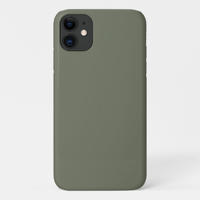 Custom Moss Green iPhone 11 Fall Case-Mate iPhone Hülle (Rückseite)