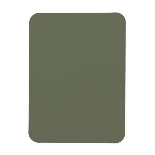 Custom Moss Green Magnet - Flexibel und kühl (Vertikal)