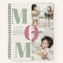 Custom Mother Day Foto Collage Spiral Notebook Notizbuch