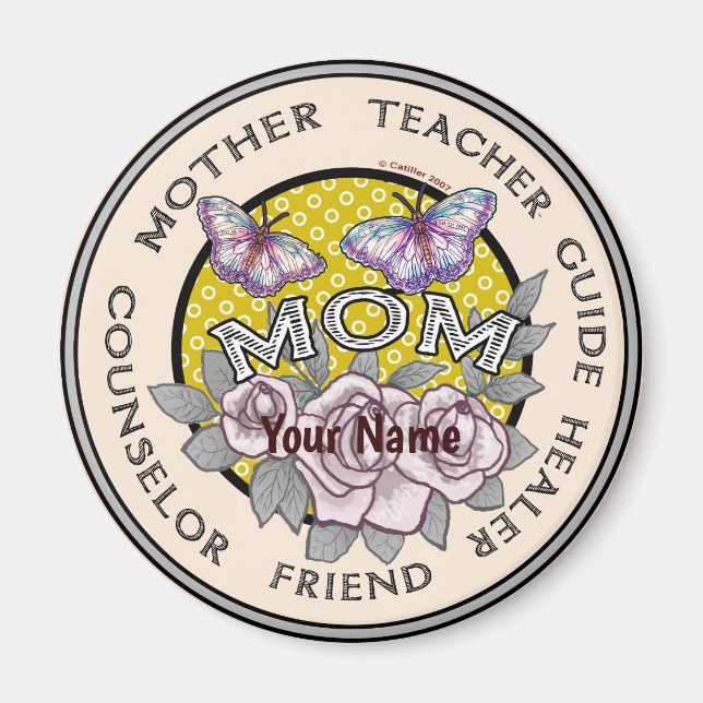 Custom Mother Friend Magnet (Vorne)