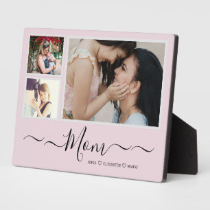 Custom Mother's Day Foto Collage Plaque Fotoplatte