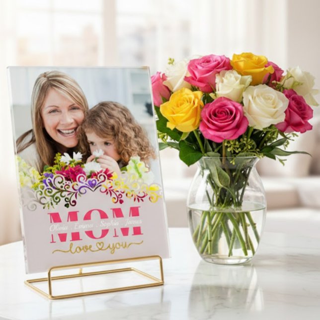Custom Mother's Day I Photo & Personal Message Fotoblock (Von Creator hochgeladen)