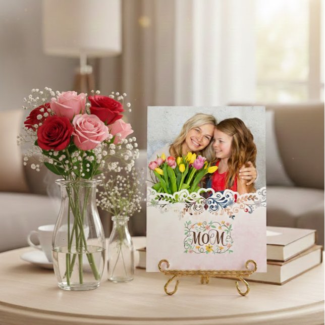 Custom Mother's Day I Photo & Personal Message Karte (Von Creator hochgeladen)