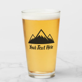 Custom Mountains Bierglas Cup Tumbler