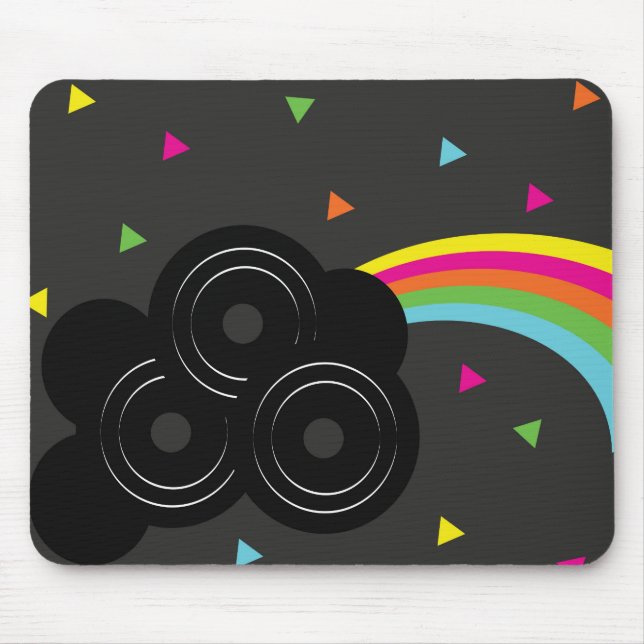 Custom Mouse Music Artists Platten Musician Rainbo Mousepad (Vorne)