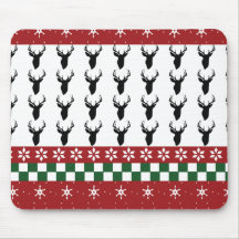 Custom Mouse Pad Fair Isle Weihnachtshändler
