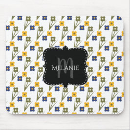 Custom Mouse Pad Pixie Garden Florals Mousepad