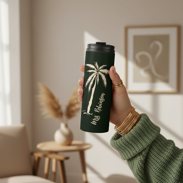 Custom Mr & Mrs Tumbler for Couples and Newlyweds Thermosbecher (Personalized Couple Tumbler – Honeymoon Gift for Traveling Husband and Wife)