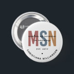 Custom MSN Master of Science in Nursing Abschluss Button<br><div class="desc">Custom MSN Master of Science in Nursing Abschluss | Krankenpflege Schule NP Abschluss Geschenke!</div>