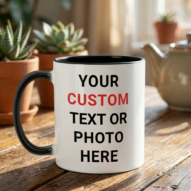 Custom Mug | Add Text, Photo, Logo or Design Here  (Créateur téléchargé)