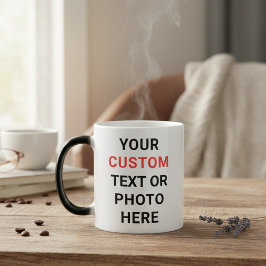 Custom Mug | Add Text, Photo, Logo or Design Here Verwandlungstasse