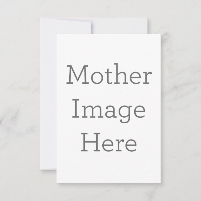 8,89 cm x 12,7 cm Flache Dankeskarte (Vorderseite)