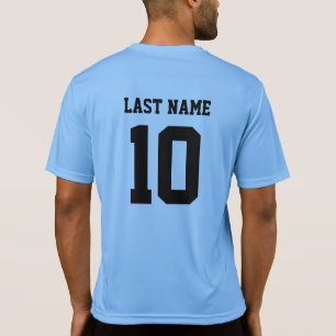 Custom Nachname Number Sports Jersey T - Shirt