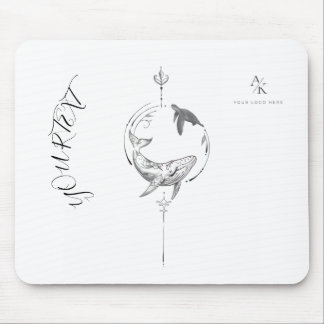 Custom Name Aesthetic Artwork Mousepad