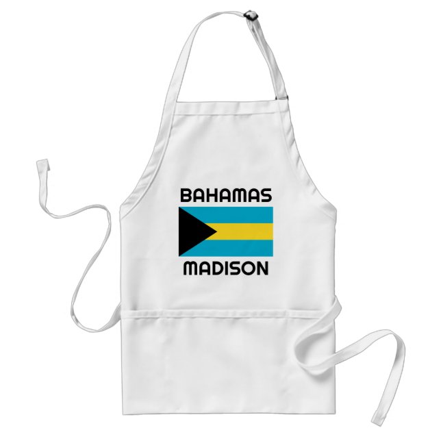 Custom Name Bahamas Flag Schürze (Vorne)