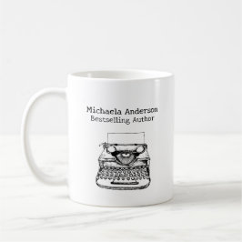 Custom Name Bestselling Author Writer Gift Kaffeetasse