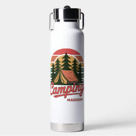 Custom Name Camping Trinkflasche