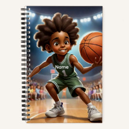 Custom Name Center Court Notizbuch
