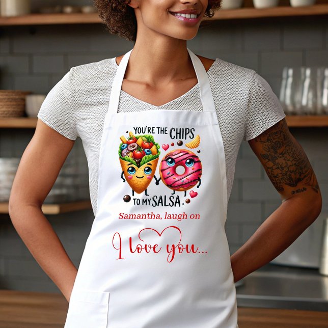 Custom Name Cute Food Sweet Love Gift Apron Schürze (Custom Name Cute Food Sweet Love Gift Apron)