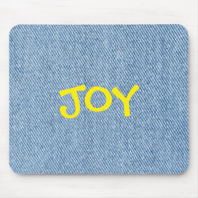 Custom Name Denim Jeans Mouse Pad Mousepad (Vorne)