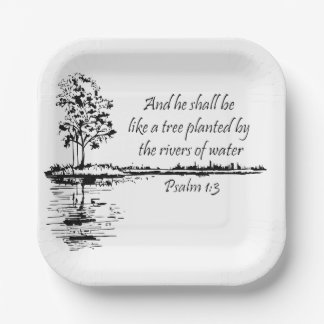 Custom Name Encouraging Scripture Psalm 1:3  Pappteller