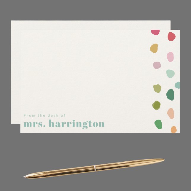 Custom Name, Fun Gift for Teachers Stationery Briefpapier (Von Creator hochgeladen)