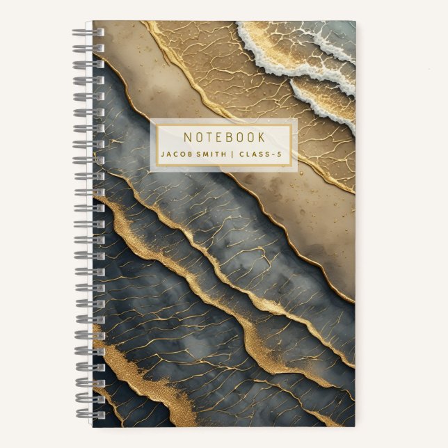 Custom Name Gift Spiral Notebook Softcover Notizbuch (Vorderseite)