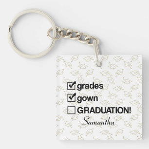 Custom Name Graduation Gift   Funny Graduation Key Schlüsselanhänger