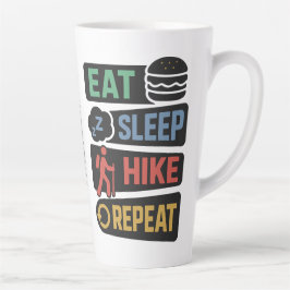 Custom Name Hiking Milchtasse