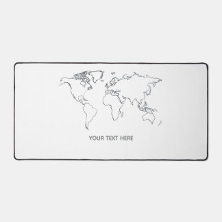 Custom Name Large Mouse Pad Schreibtischunterlage