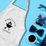Custom Name Master of Grills Father's Day Schürze<br><div class="desc">Custom Name Master of Grills Father's Day Apron.</div>