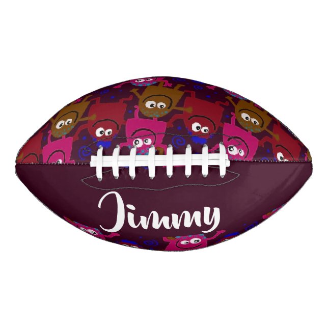 Custom name monsters pattern football (Vorderseite)