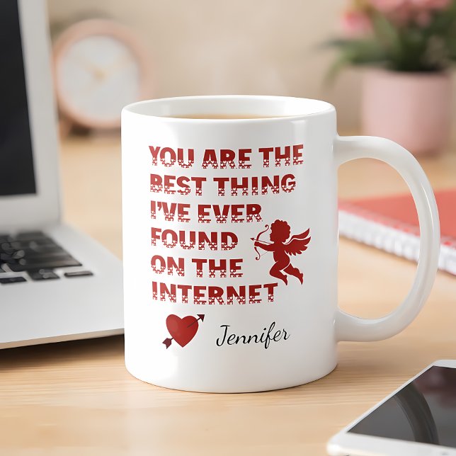 Custom Name Mug | Funny Online Dating Gift Kaffeetasse (Custom Name Mug – Funny Online Dating Gift)