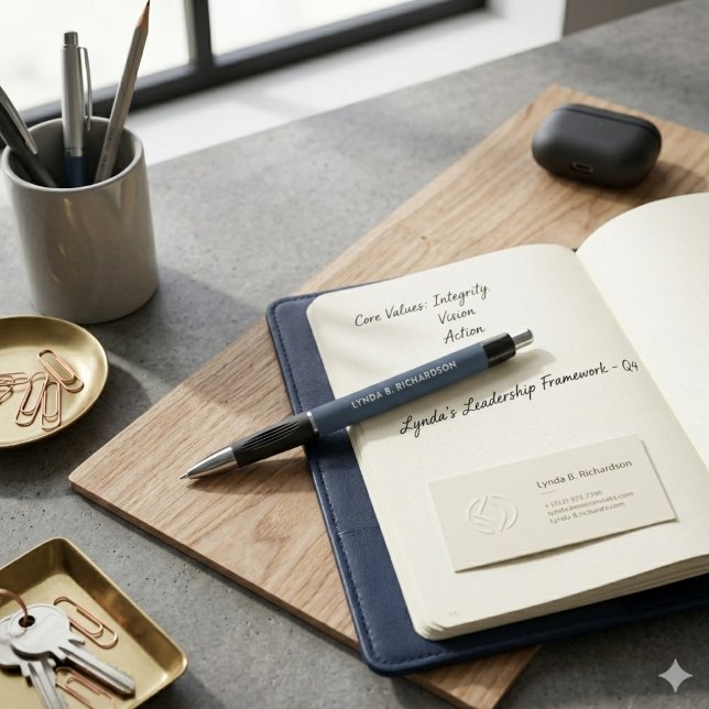 Custom Name Navy Blue Stylish Writing Pen Gift Kugelschreiber (Custom Name Navy Blue Stylish Writing Pen Gift)