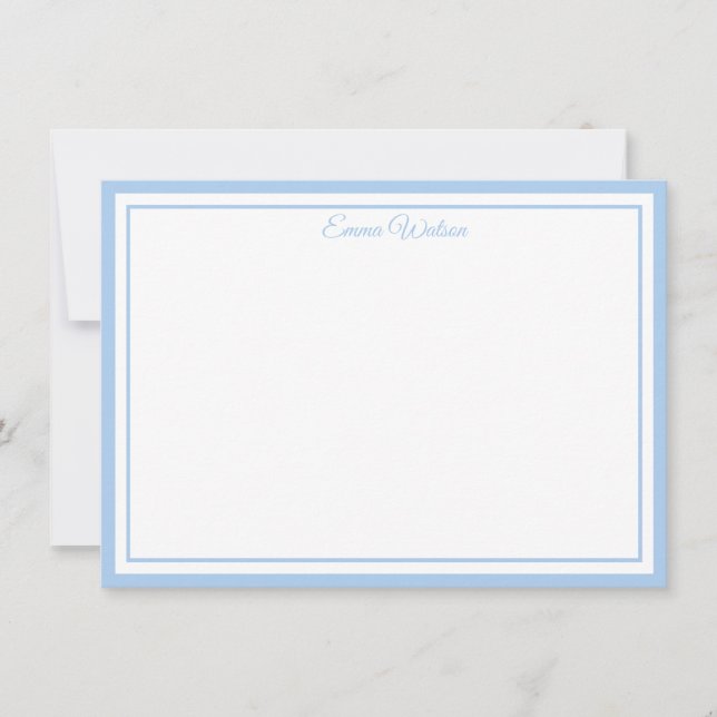 Custom Name Note Card Mitteilungskarte (Vorderseite)