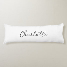 Custom Name Personalized Full Size Comfort White Seitenschläferkissen
